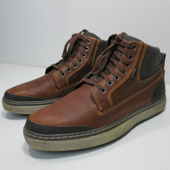 Geox Nebula B2b Geox Brown Leather Ankle Boots Buy GEOX Mens  display picture 1